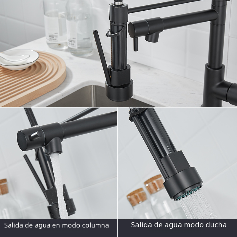 Brushed Nickel Dual-Function Kitchen Faucet