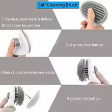 Pet hair removal brush